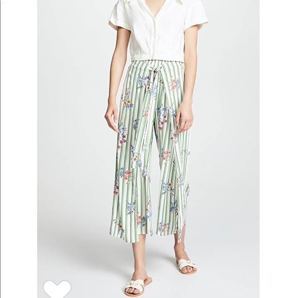 Boho green pattern pants πβοΈπ - Picture 6 of 11